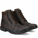 Bota Masculina Casual Cano Médio Café
