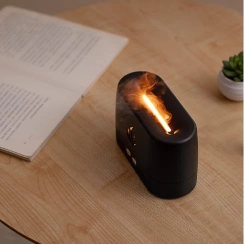 Umidificador Ultrassônico com Luz LED e Aromaterapia para Conforto e Bem-Estar