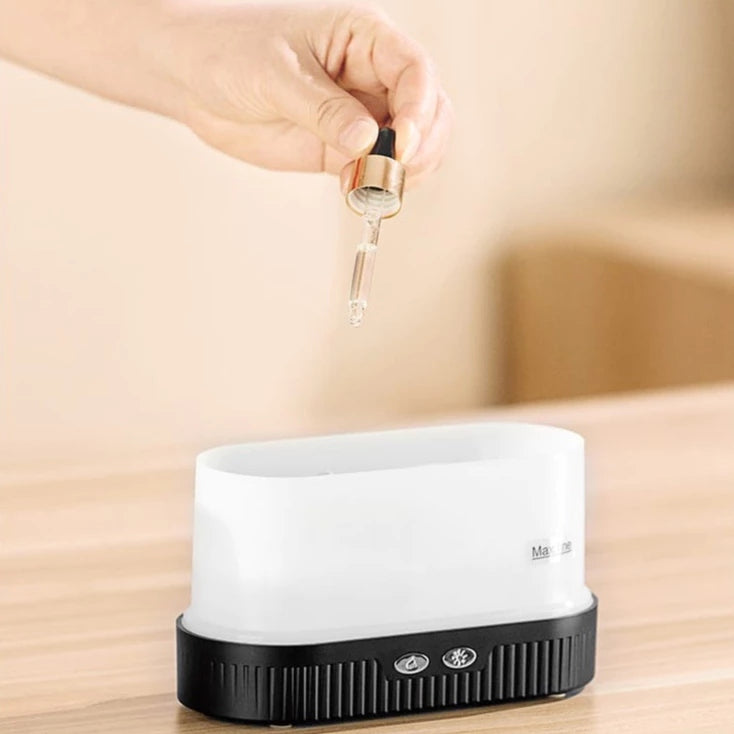 Umidificador Ultrassônico com Luz LED e Aromaterapia para Conforto e Bem-Estar