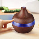 Umidificador e Aromatizador Ultrassônico USB com Luz LED para Conforto e Bem-Estar