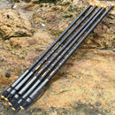 Vara de Pesca Telescópica em Fibra de Carbono Leve para Aventura com Conforto