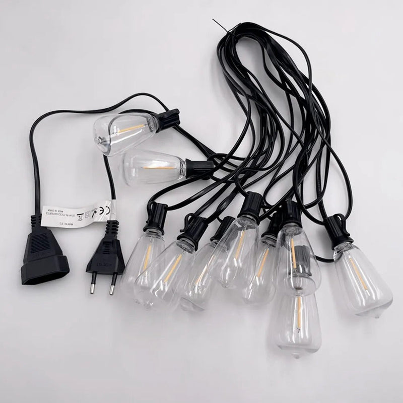 Iluminação Impermeável para Jardim: Varal de Luzes Bivolt GardenLuxe