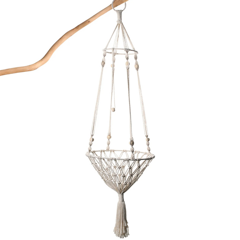 Cama Suspensa de Macramê para Gatos – Conforto e Estilo em Cada Soneca