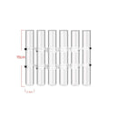 Vaso de Vidro Transparente Ajustável para Uma Decoração Elegante