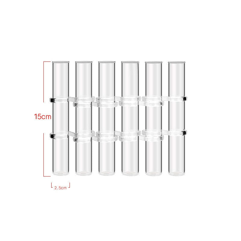 Vaso de Vidro Transparente Ajustável para Uma Decoração Elegante