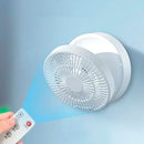 Ventilador Recarregável Portátil com LED - Conforto e Frescor onde Quer que Vá