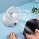 Ventilador Recarregável Portátil com LED - Conforto e Frescor onde Quer que Vá
