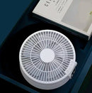 Ventilador Recarregável Portátil com LED - Conforto e Frescor onde Quer que Vá