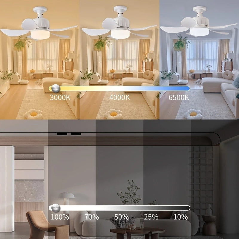 Ventilador de Teto com Luz e Controle Remoto - Conforto e Praticidade à Sua Casa