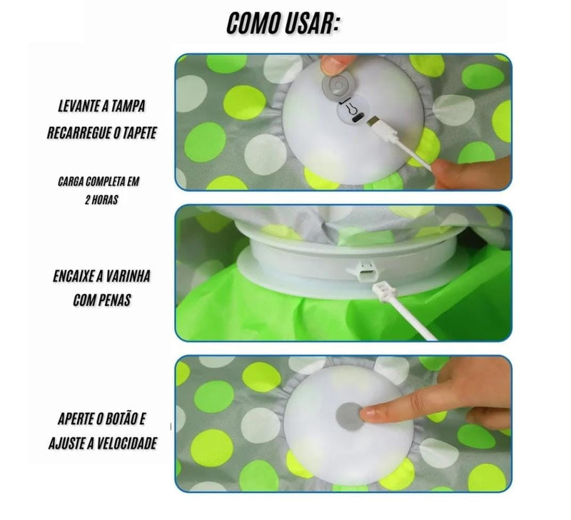 Tapete Elétrico de Caça para Gatos Peludita- OFERTA RELÂMPAGO