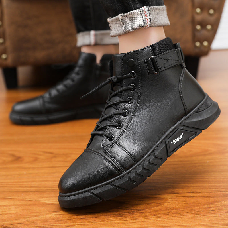 Bota Masculina de Couro Italiano Premium