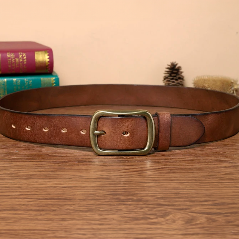 Cinto Masculino em Couro Genuíno - Estilo e Conforto em Cada Detalhe