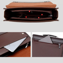 Maleta Masculina Em Couro Genuíno - Estilo e Praticidade Kangoo Premium