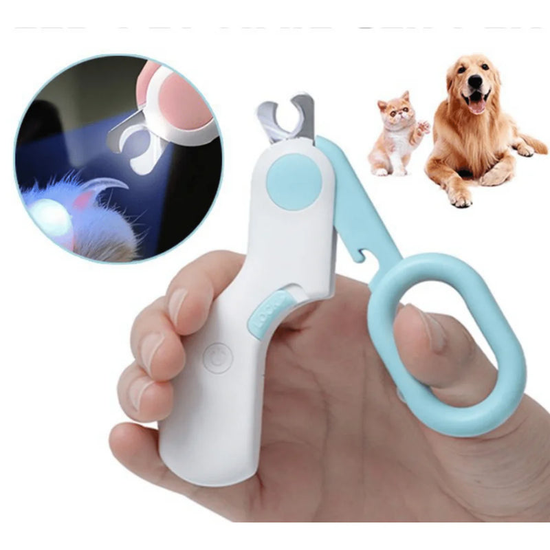 Cortador de Unhas Pet com Luz LED para Cães e Gatos – Praticidade e Conforto na Hora de Cuidar