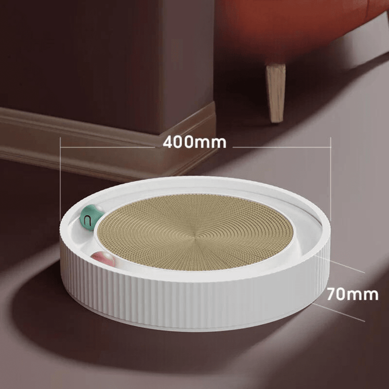 Arranhador Interativo para Gatos com Bolinhas Giratórias - Proteção e Diversão para Seu Lar | MadruPet