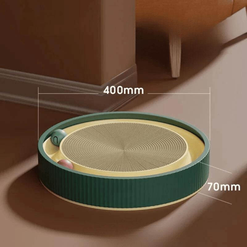 Arranhador Interativo para Gatos com Bolinhas Giratórias - Proteção e Diversão para Seu Lar | MadruPet