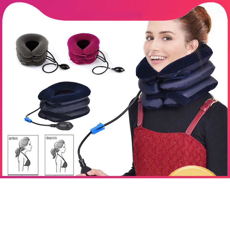 Colar Cervical Inflável para Pescoço