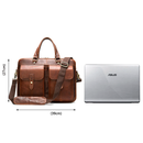 Maleta Romeu Premium em Couro Genuíno – Estilo e Praticidade para Seu Dia a Dia