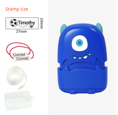 Carimbo Personalizável para Roupas - Transforme a Organização e Identificação do Seu Dia a Dia