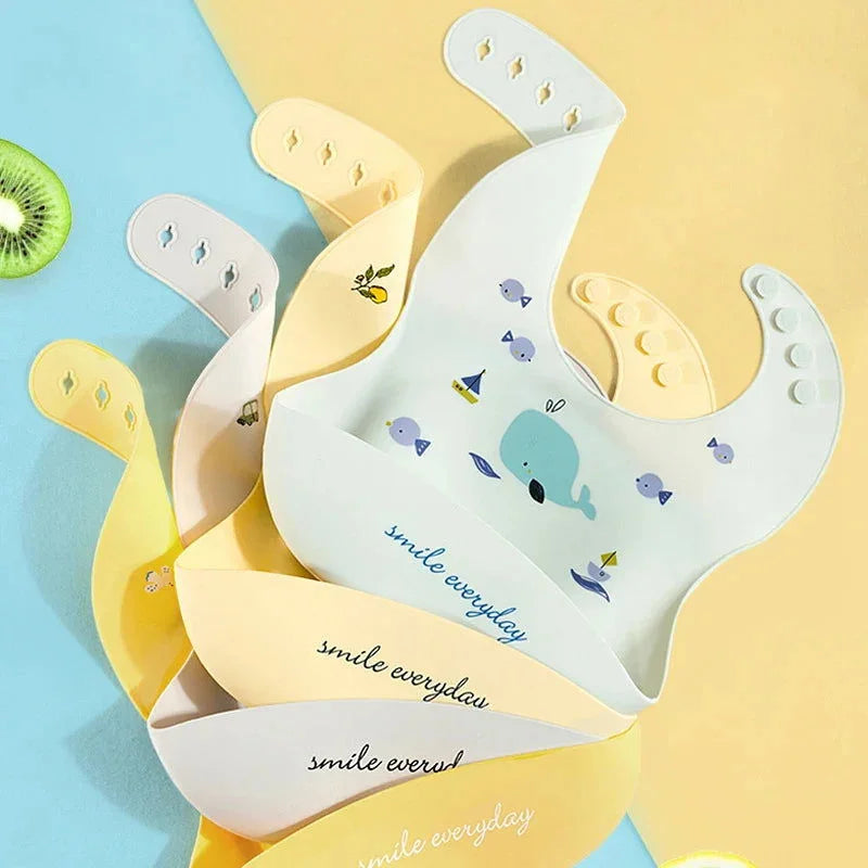 Babador Infantil em Silicone Impermeável Lenogue – Conforto e Praticidade na Hora da Alimentação