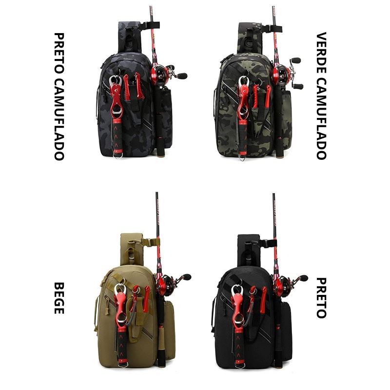 Mochila para Pescador Profissional - Backpack's Fishing