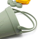 Baldinho Colorido de Silicone para Crianças – Diversão e Criatividade na Praia