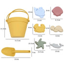 Baldinho Colorido de Silicone para Crianças – Diversão e Criatividade na Praia