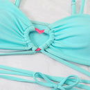 Biquíni Bella Conjunto de 3 Peças com Saída de Praia