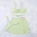 Biquíni Bella Conjunto de 3 Peças com Saída de Praia