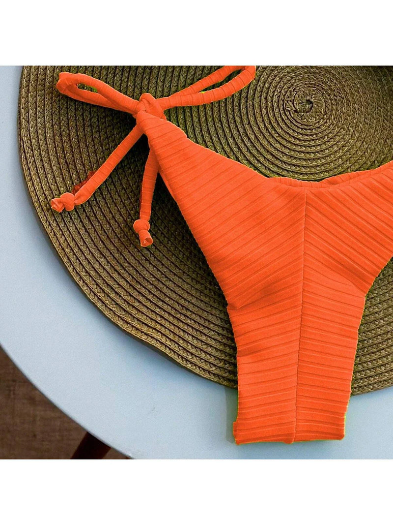 Biquíni Canelado com Bojo e Fio Duplo