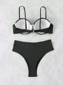 Biquíni Cintura Alta com Fivela Luxo