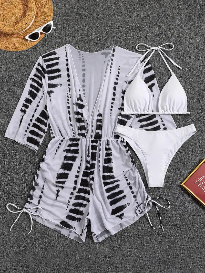 Conjunto Biquíni + Saída de Praia Emmye