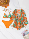 Conjunto Biquíni + Saída de Praia Emmye