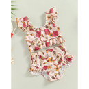 Biquíni Infantil Feminino com Estampa de Flores - Estilo e Conforto para os Momentos de Verão