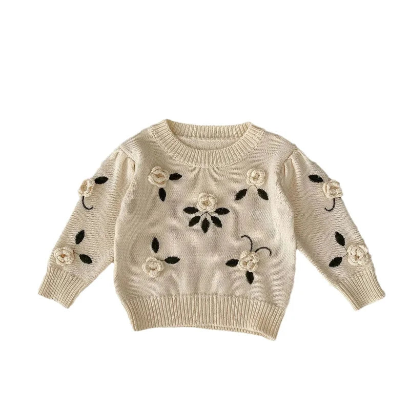 Blusa Tricot Infantil Feminina Lilly Bege - Conforto e Estilo para o Dia a Dia