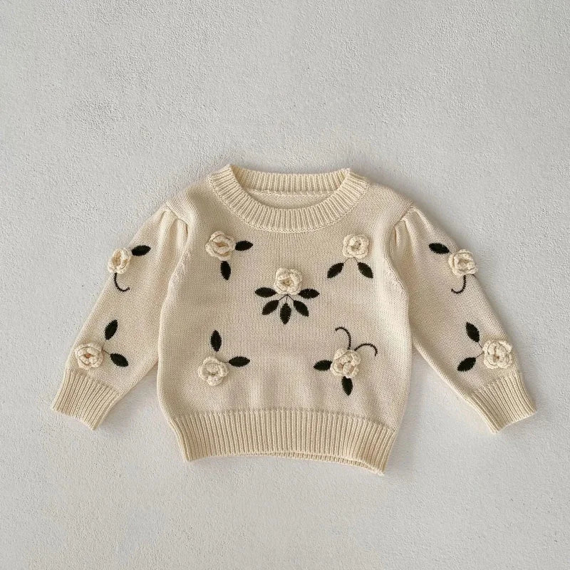 Blusa Tricot Infantil Feminina Lilly Bege - Conforto e Estilo para o Dia a Dia