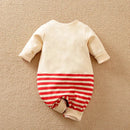 Body Infantil em Algodão com Estampa 3D de Raposa para Conforto no Frio