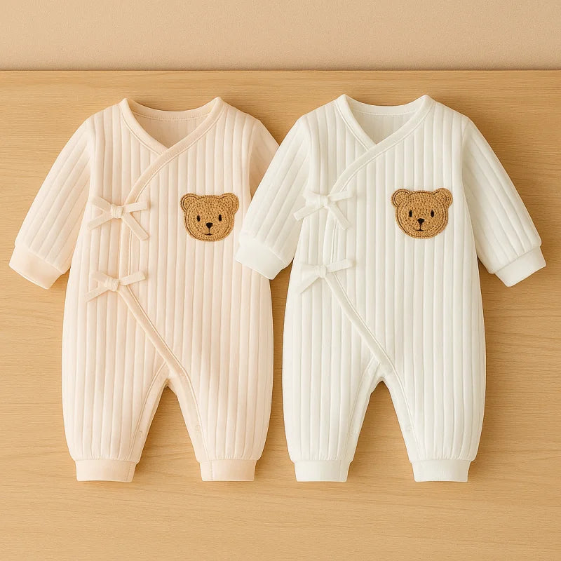 Body Infantil de Algodão com Estampa de Ursinho - Conforto e Leveza para o Dia a Dia