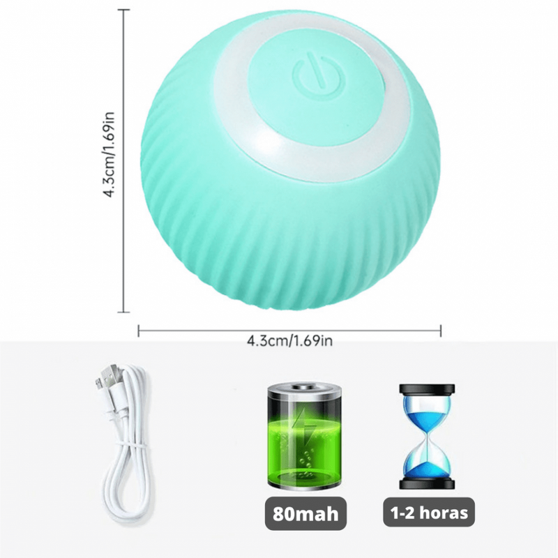 Divirta Seu Pet Com a Bolinha Elétrica Automática