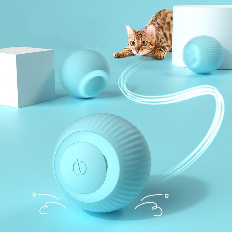 Bolinha Interativa para Gatos - Diversão Automática Que Encanta Seu Felino