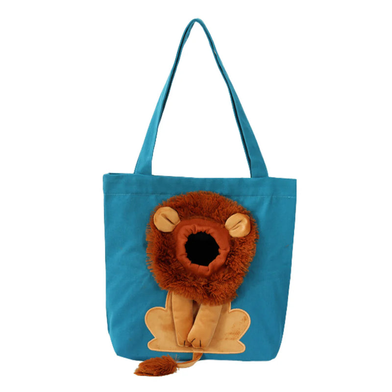 Bolsa de Transporte Confortável Leão para Cães e Gatos