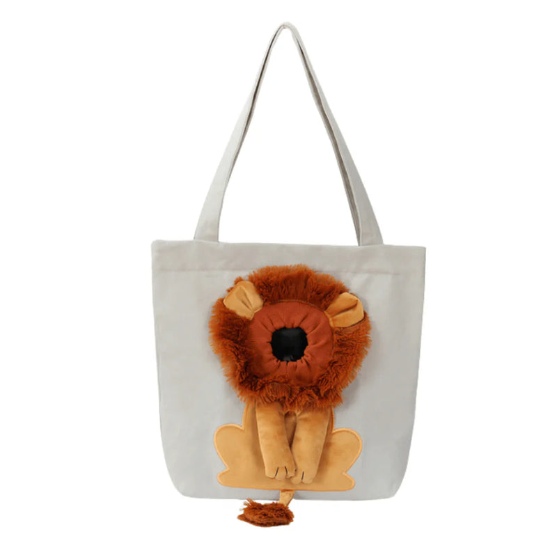 Bolsa de Transporte Confortável Leão para Cães e Gatos