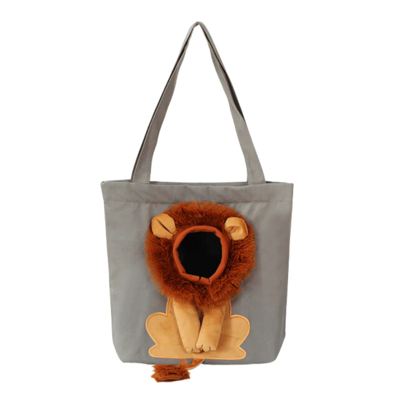 Bolsa de Transporte Confortável Leão para Cães e Gatos