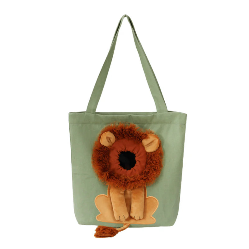 Bolsa de Transporte Confortável Leão para Cães e Gatos