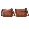 Bolsa Feminina Transversal de Couro - Compre 1 Leve 2