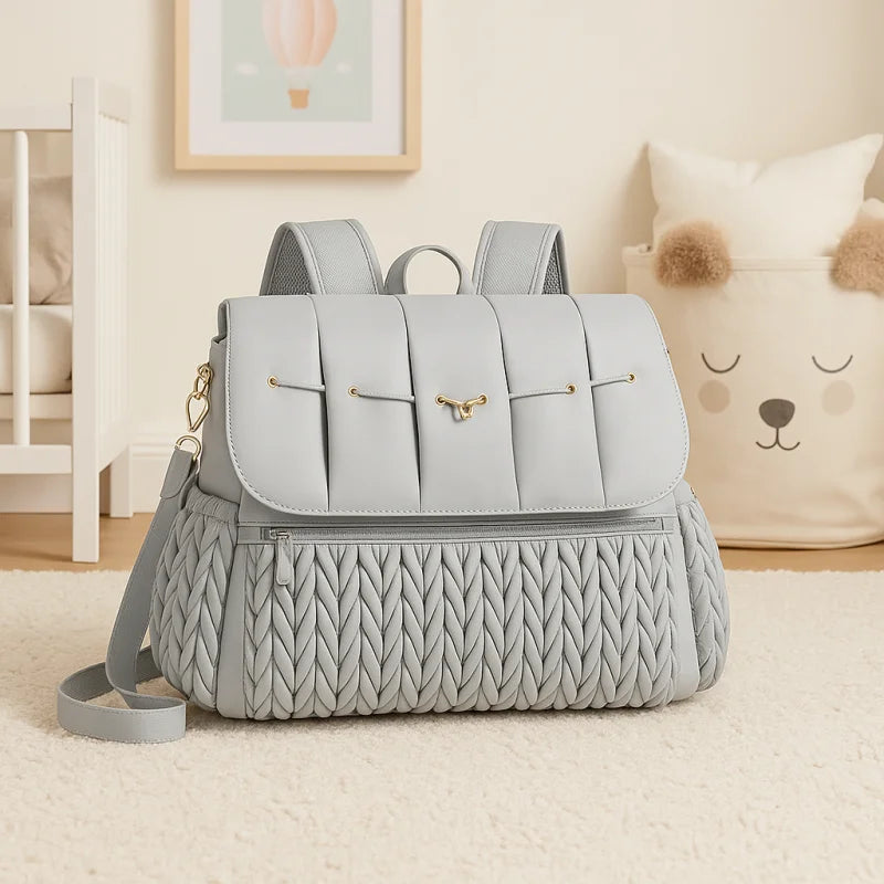 Bolsa Maternidade Infantil Matelassê Impermeável – Conforto e Praticidade para Sua Rotina