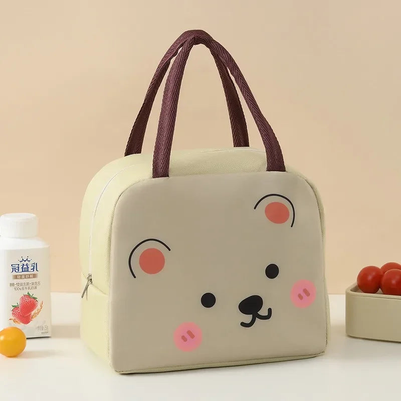 Bolsa Térmica Infantil com Estampa de Animais Coloridos - Praticidade e Diversão para o Dia a Dia