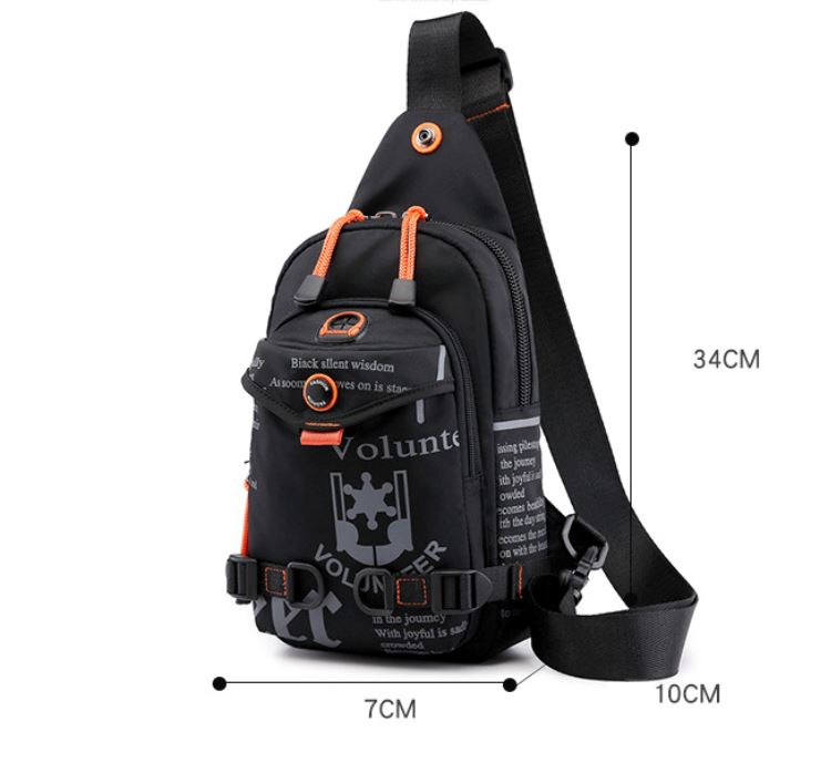 Bolsa Transversal Masculina Adventure - Impermeável