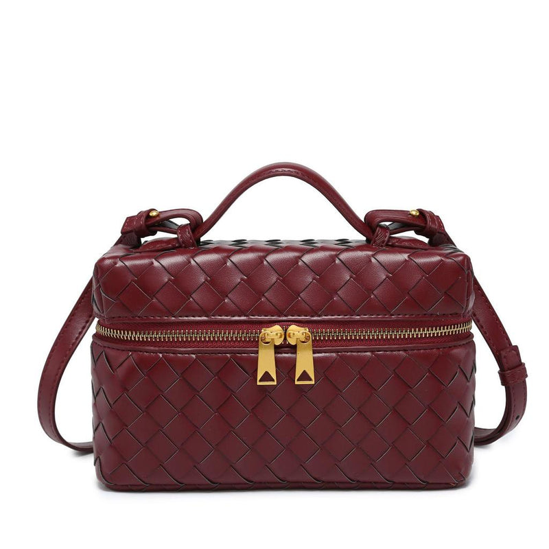 Bolsa Tiracolo Trançada em Couro Lorena: Estilo e Conforto para Seu Dia a Dia