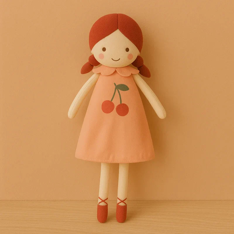 Boneca de Pano Marjorie Rosa: Conforto e Companhia para Brincadeiras Inesquecíveis